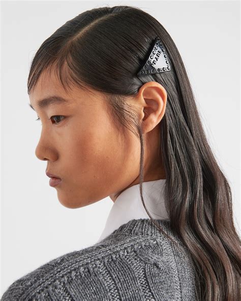 prada plexiglas hair clip|Prada Headbands & Hair Accessories .